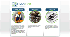 Desktop Screenshot of clearfirstservices.co.uk