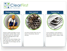 Tablet Screenshot of clearfirstservices.co.uk